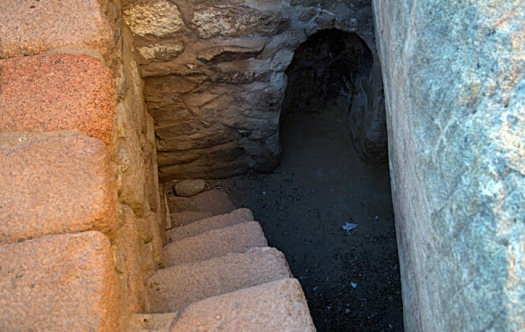Cave where Moses fasted for 40 days, Mount Sinai, Jebel Musa, also Elijah's cave, 1
